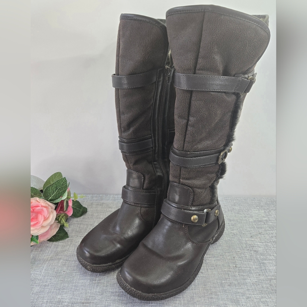 Wanderlust‎ Gabrielle 2 Women's Boots Dark Brown Knee-High Size 6W